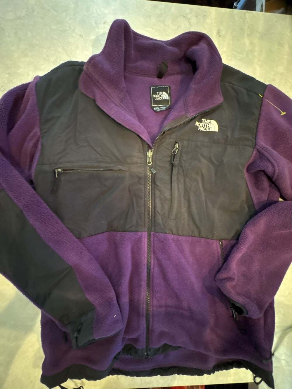 The North Face Denali Fleece Jacket Size M Purple Black